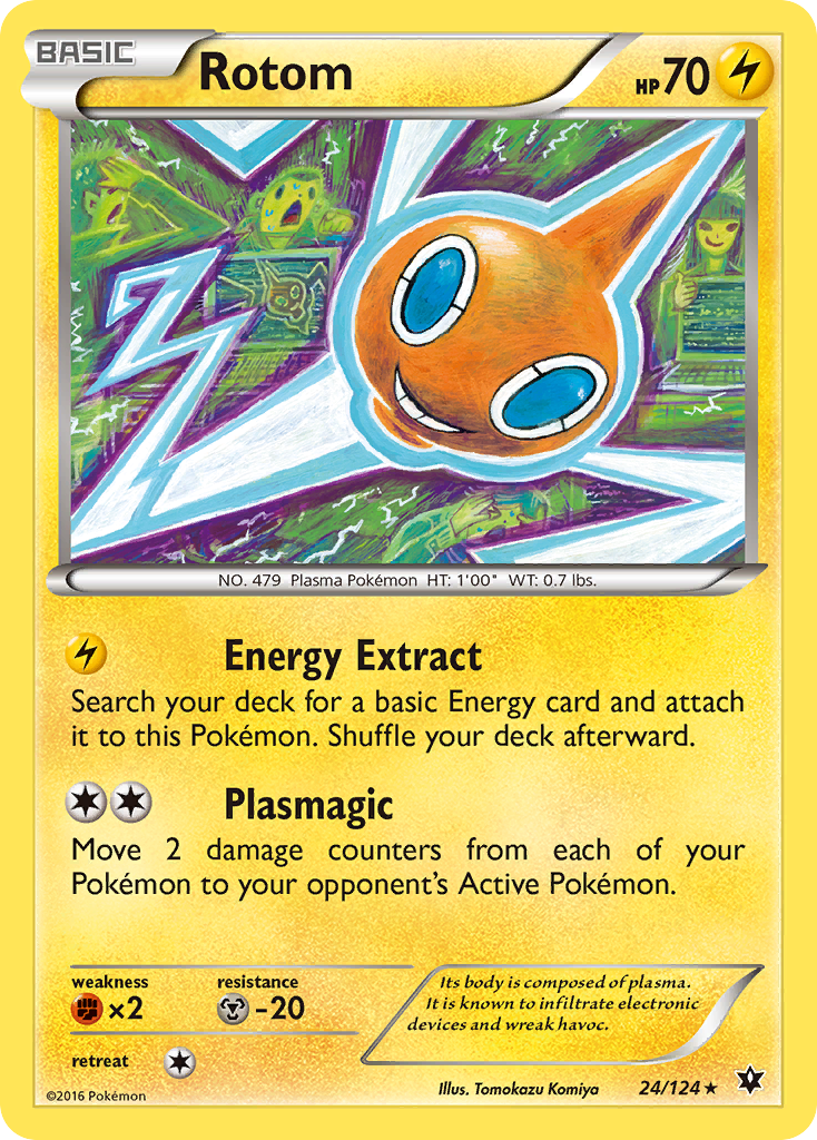 Rotom (24/124) [XY: Fates Collide] | Cracking-Singles