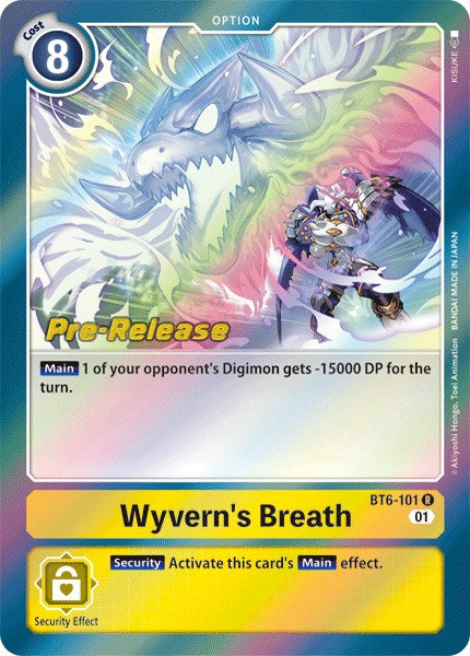 Wyvern's Breath [BT6-101] [Double Diamond Pre-Release Cards] | Cracking-Singles