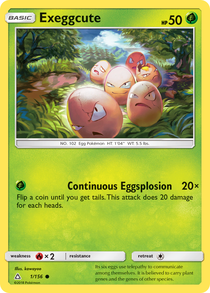 Exeggcute (1/156) [Sun & Moon: Ultra Prism] | Cracking-Singles