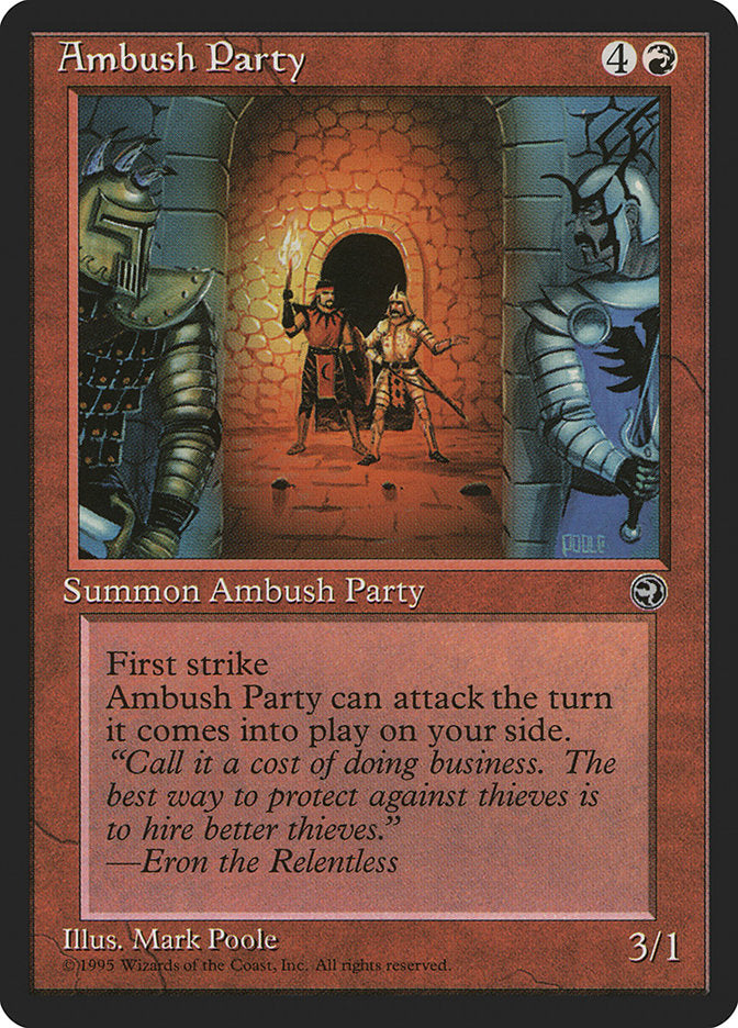 Ambush Party (Eron Flavor Text) [Homelands] | Cracking-Singles