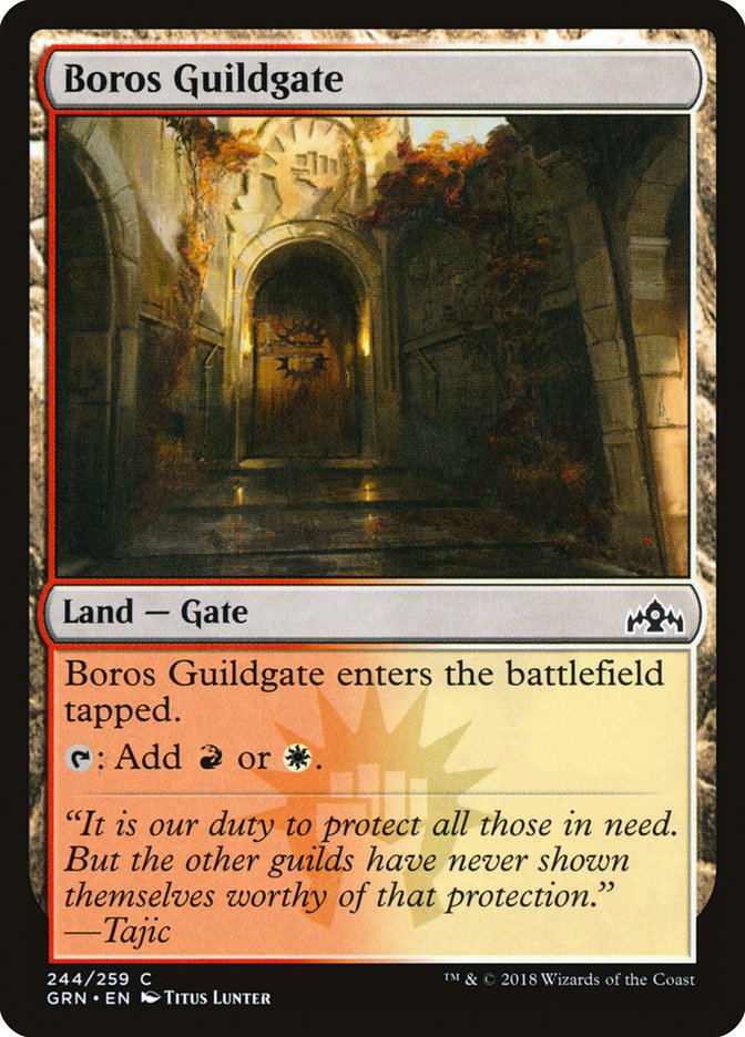 Boros Guildgate (244/259) [Guilds of Ravnica] | Cracking-Singles