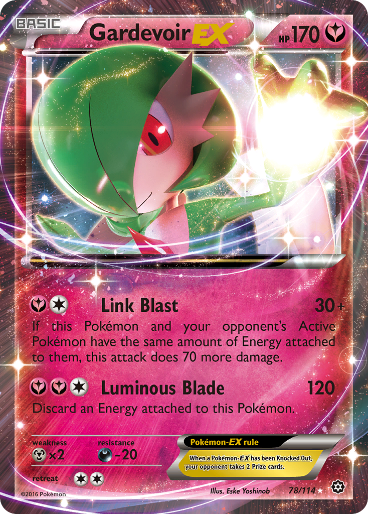 Gardevoir EX (78/114) [XY: Steam Siege] | Cracking-Singles