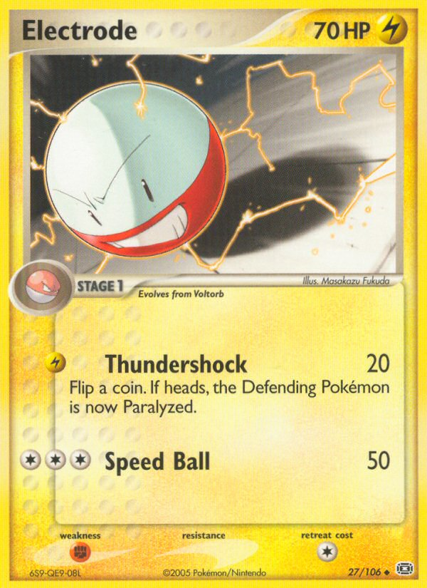 Electrode (27/106) [EX: Emerald] | Cracking-Singles