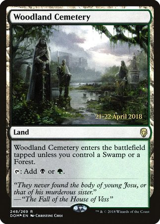 Woodland Cemetery [Dominaria Promos] | Cracking-Singles