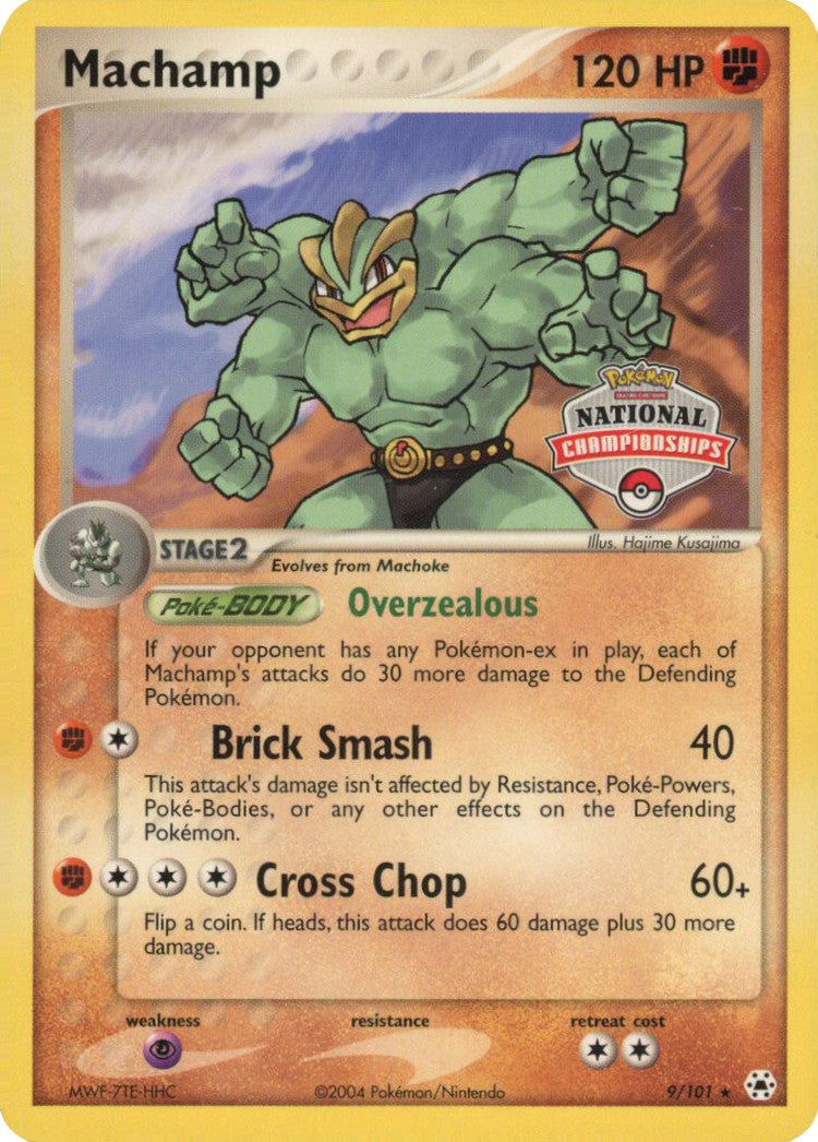 Machamp (9/101) (National Championships Promo) [EX: Hidden Legends] | Cracking-Singles