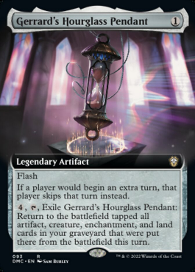 Gerrard's Hourglass Pendant (Extended Art) [Dominaria United Commander] | Cracking-Singles