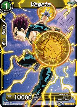 Vegeta (BT14-102) (BT14-102) [Cross Spirits] | Cracking-Singles