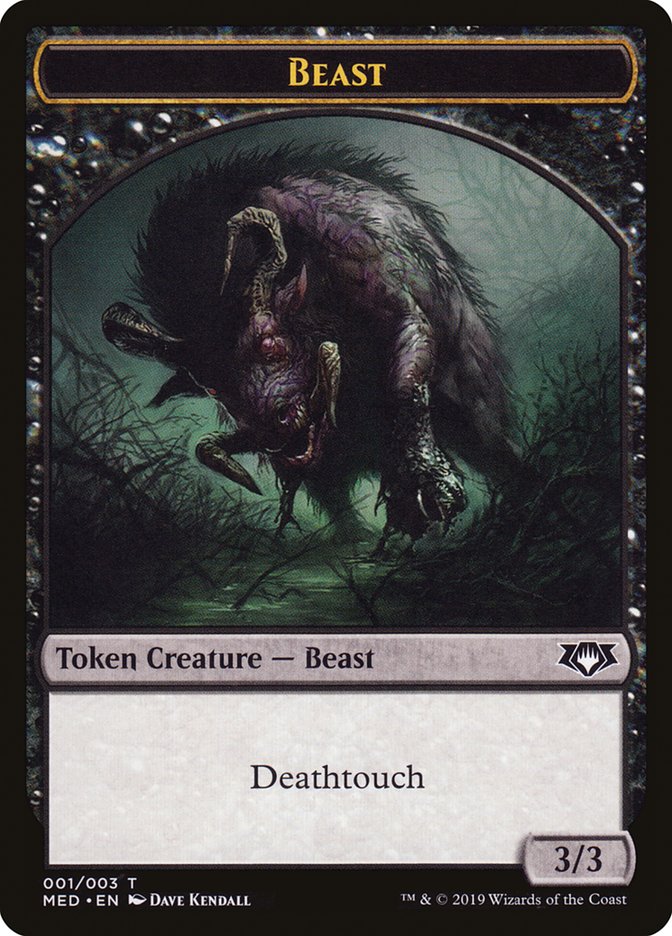 Beast Token [Mythic Edition: War of the Spark] | Cracking-Singles