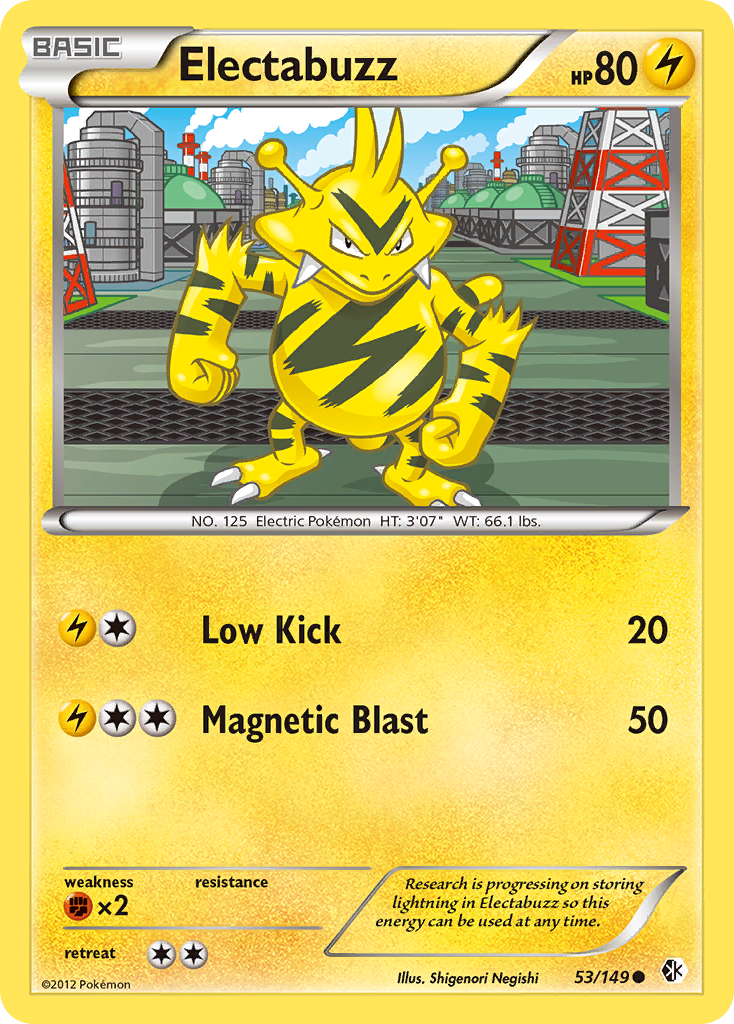 Electabuzz (53/149) [Black & White: Boundaries Crossed] | Cracking-Singles