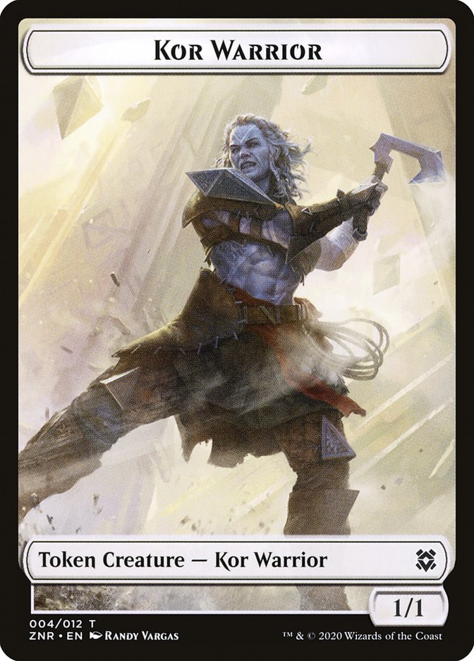 Kor Warrior Token [Zendikar Rising] | Cracking-Singles