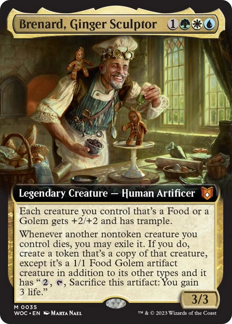 Brenard, Ginger Sculptor (Extended Art) [Wilds of Eldraine Commander] | Cracking-Singles