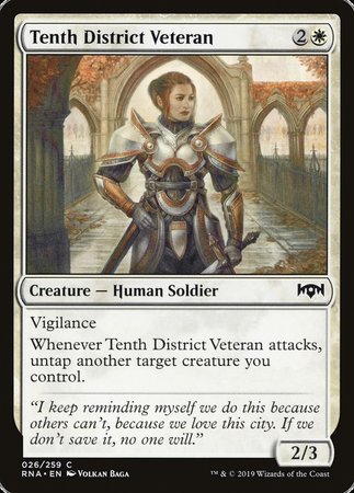 Tenth District Veteran [Ravnica Allegiance] | Cracking-Singles