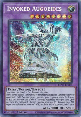 Invoked Augoeides [MP21-EN064] Prismatic Secret Rare | Cracking-Singles