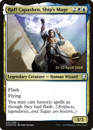 Raff Capashen, Ship's Mage [Dominaria Promos] | Cracking-Singles