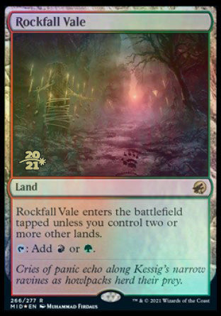 Rockfall Vale [Innistrad: Midnight Hunt Prerelease Promos] | Cracking-Singles