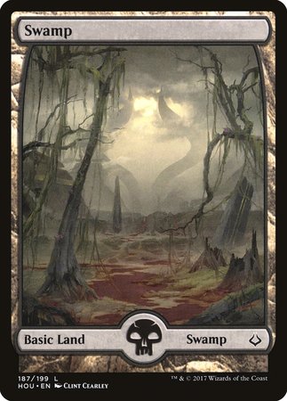 Swamp (187) - Full Art [Hour of Devastation] | Cracking-Singles