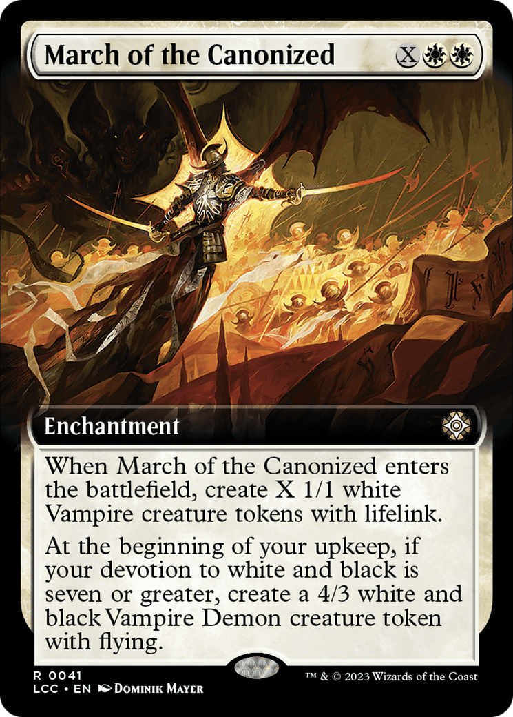 March of the Canonized (Extended Art) [The Lost Caverns of Ixalan Commander] | Cracking-Singles