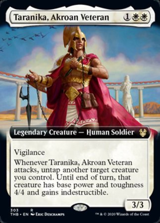 Taranika, Akroan Veteran (Extended Art) [Theros Beyond Death] | Cracking-Singles