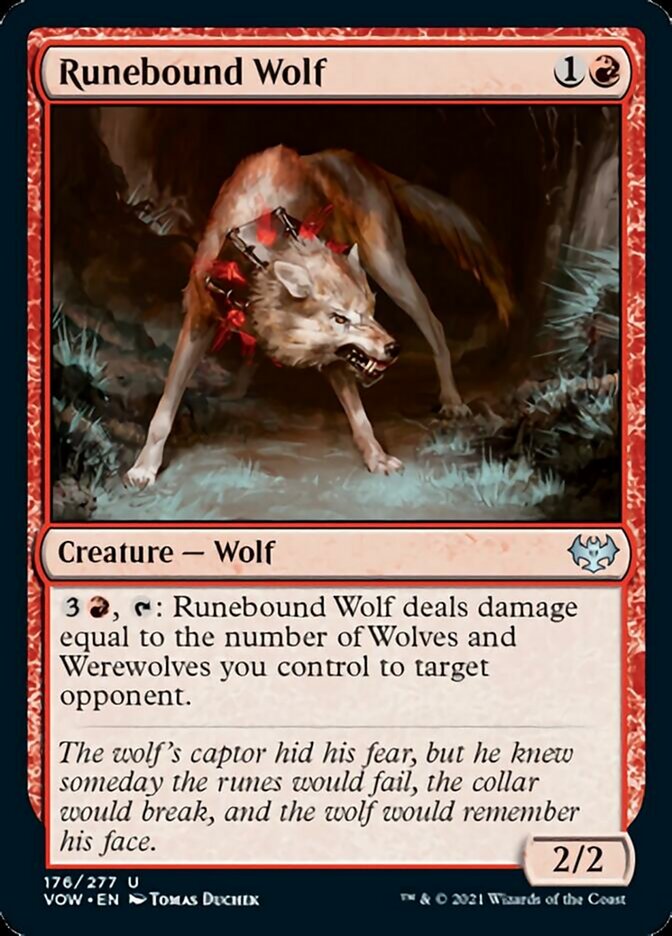 Runebound Wolf [Innistrad: Crimson Vow] | Cracking-Singles