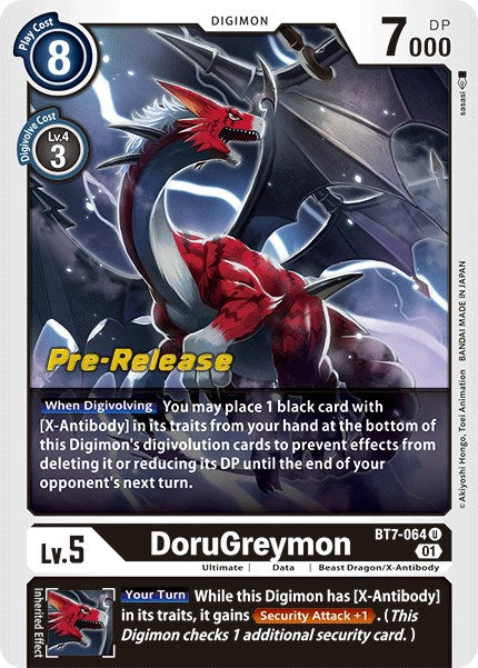 DoruGreymon [BT7-064] [Next Adventure Pre-Release Cards] | Cracking-Singles