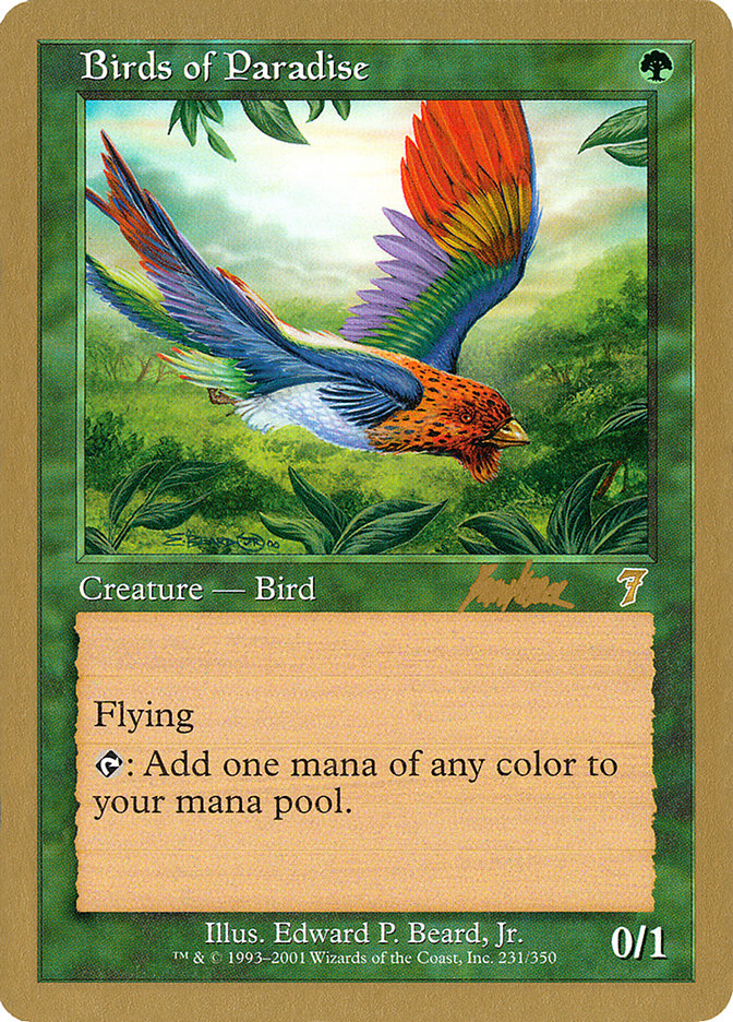 Birds of Paradise (Brian Kibler) [World Championship Decks 2002] | Cracking-Singles