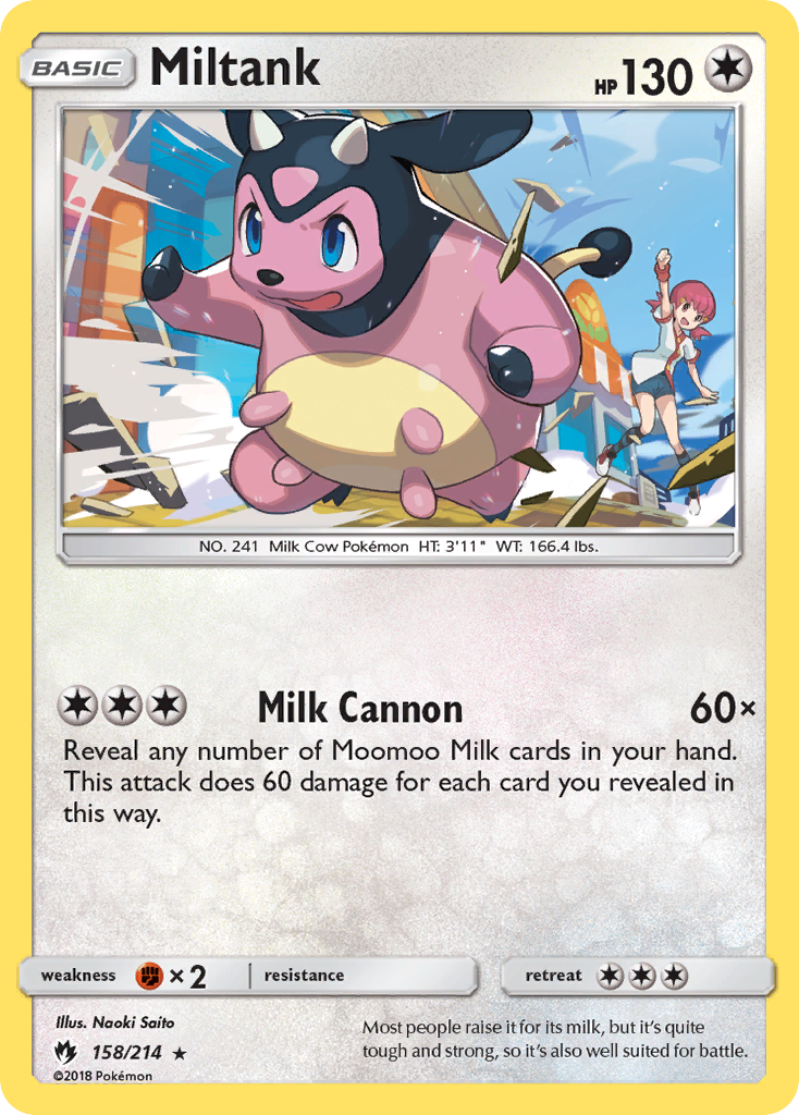 Miltank (158/214) [Sun & Moon: Lost Thunder] | Cracking-Singles