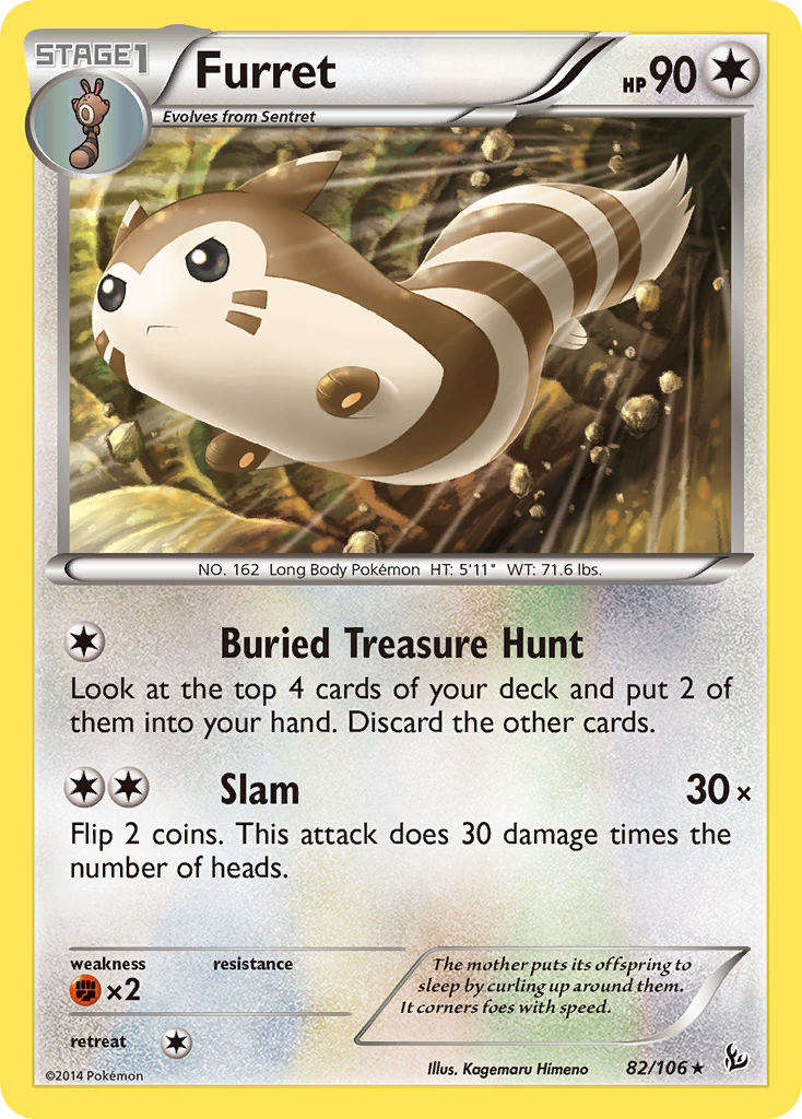 Furret (82/106) [XY: Flashfire] | Cracking-Singles