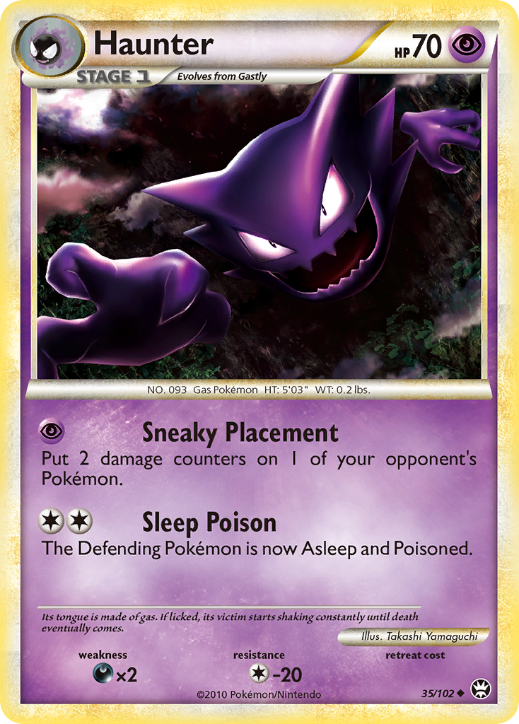 Haunter (35/102) [HeartGold & SoulSilver: Triumphant] | Cracking-Singles