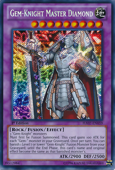 Gem-Knight Master Diamond [HA07-EN059] Secret Rare | Cracking-Singles