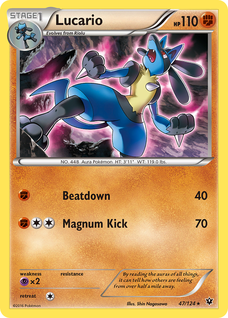 Lucario (47/124) [XY: Fates Collide] | Cracking-Singles