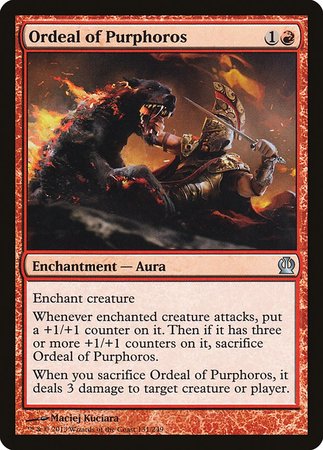 Ordeal of Purphoros [Theros] | Cracking-Singles