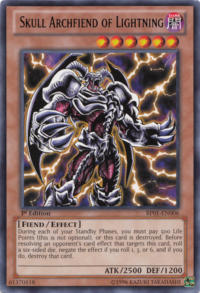 Skull Archfiend of Lightning [BP01-EN006] Rare | Cracking-Singles