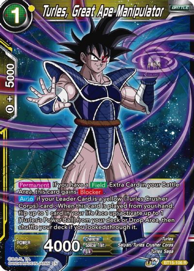 Turles, Great Ape Manipulator [BT15-106] | Cracking-Singles