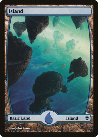 Island (234) - Full Art [Zendikar] | Cracking-Singles