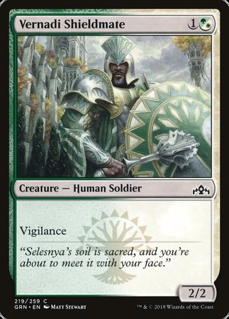 Vernadi Shieldmate [Guilds of Ravnica] | Cracking-Singles