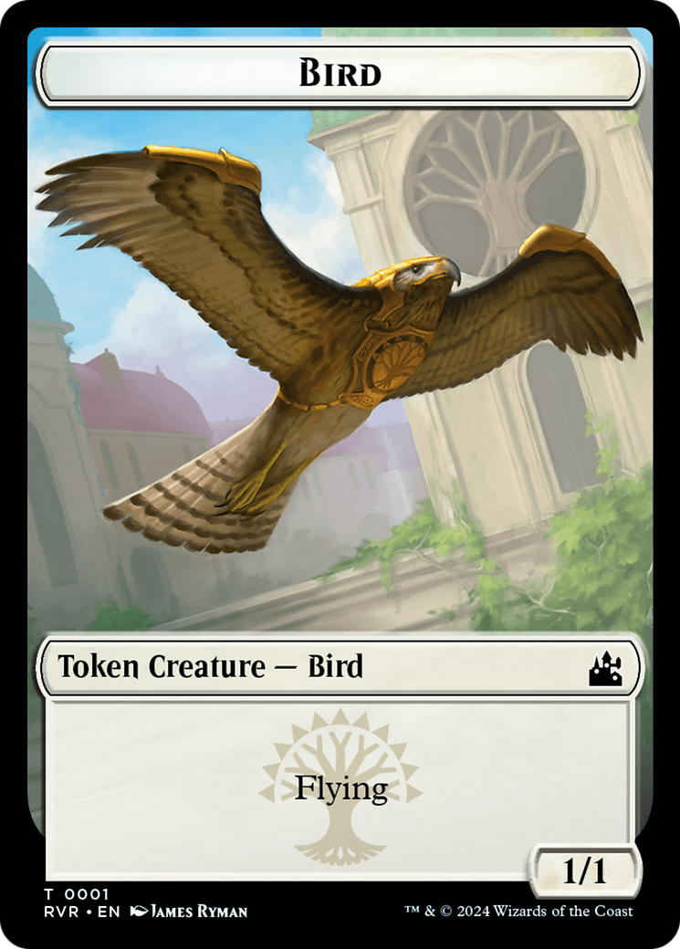 Bird // Rhino Double-Sided Token [Ravnica Remastered Tokens] | Cracking-Singles