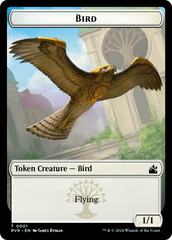 Bird // Angel (0002) Double-Sided Token [Ravnica Remastered Tokens] | Cracking-Singles