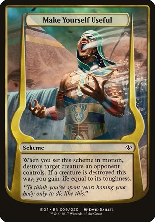 Make Yourself Useful (Archenemy: Nicol Bolas) [Archenemy: Nicol Bolas Schemes] | Cracking-Singles