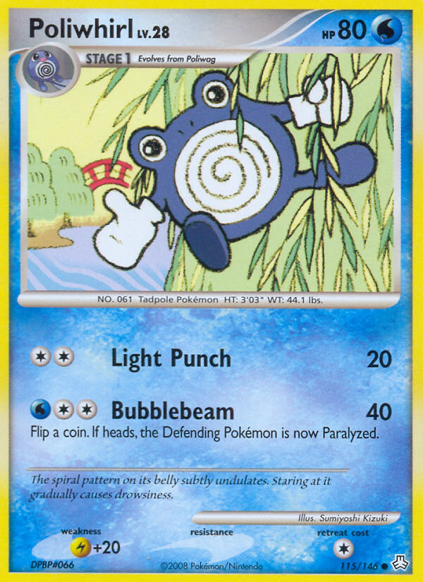 Poliwhirl (115/146) [Diamond & Pearl: Legends Awakened] | Cracking-Singles