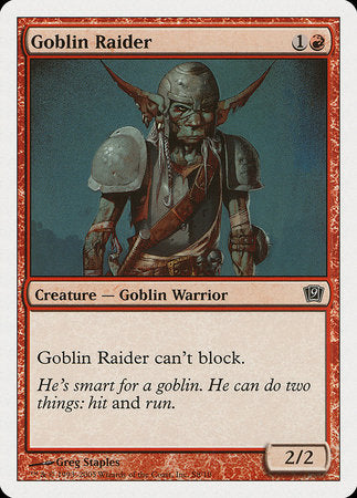 Goblin Raider [Ninth Edition] | Cracking-Singles