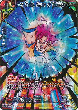 Son Goku, Dawn of Divinity [BT8-109] | Cracking-Singles