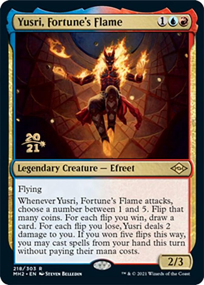 Yusri, Fortune's Flame [Modern Horizons 2 Prerelease Promos] | Cracking-Singles