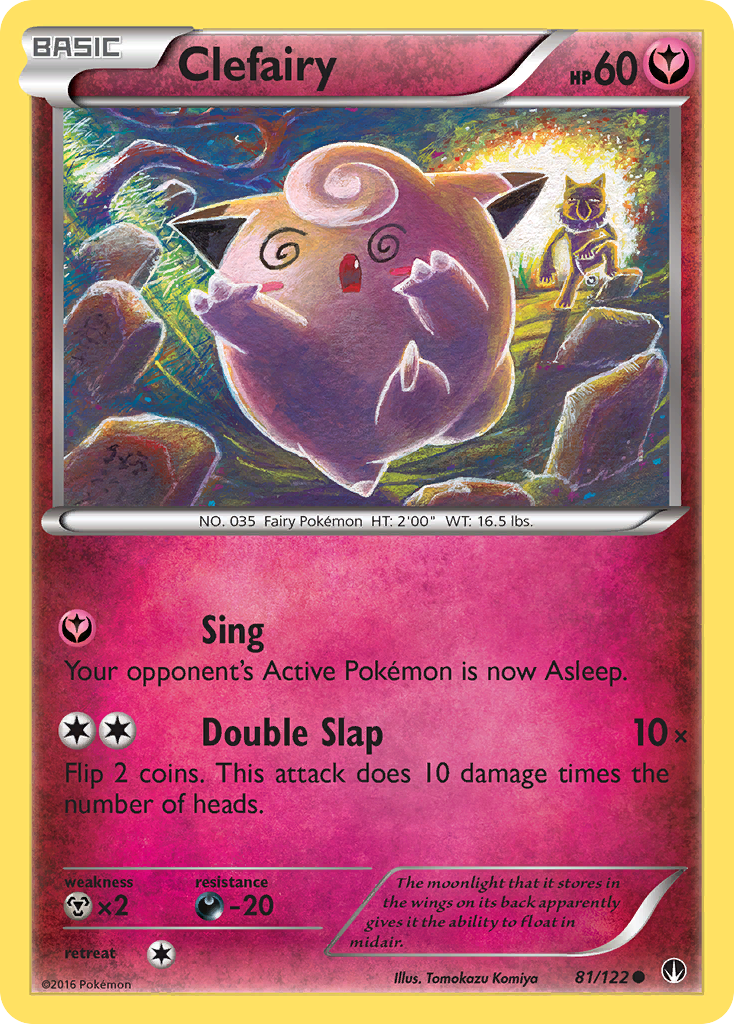 Clefairy (81/122) [XY: BREAKpoint] | Cracking-Singles