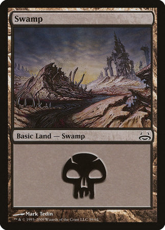 Swamp (59) [Duel Decks: Divine vs. Demonic] | Cracking-Singles