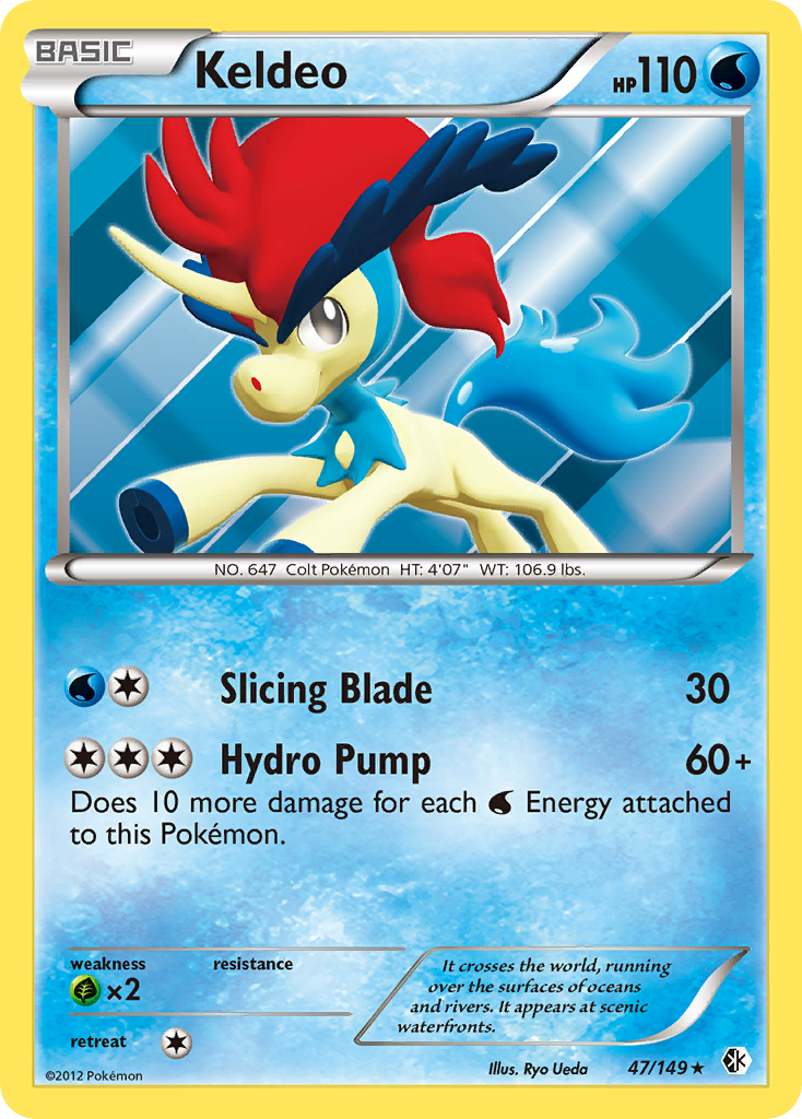 Keldeo (47/149) [Black & White: Boundaries Crossed] | Cracking-Singles