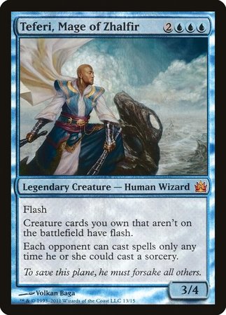 Teferi, Mage of Zhalfir [From the Vault: Legends] | Cracking-Singles