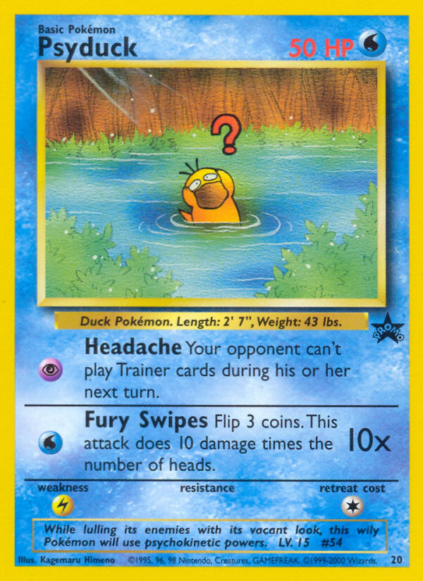 Psyduck (20) [Wizards of the Coast: Black Star Promos] | Cracking-Singles