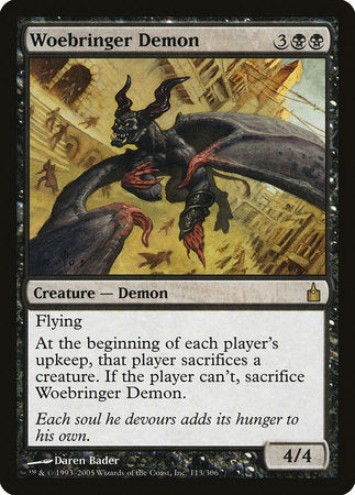 Woebringer Demon [Ravnica: City of Guilds] | Cracking-Singles