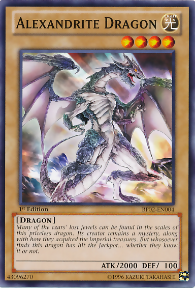 Alexandrite Dragon [BP02-EN004] Mosaic Rare | Cracking-Singles