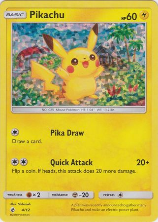 Pikachu (4/12) [McDonald's Promos: 2018 Collection] | Cracking-Singles